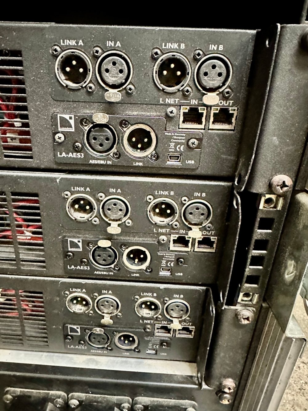 L-Acoustics LA8 amp rack for sale
