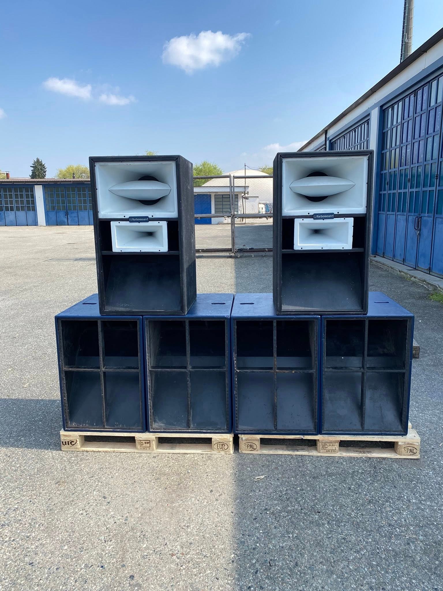 Turbosound THL4 TSW721 PA system for sale used